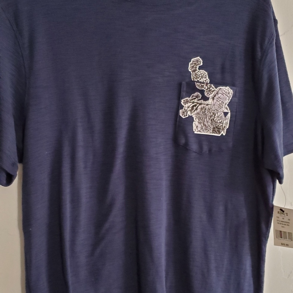 Stylized Graphite James Dean Navy Tee